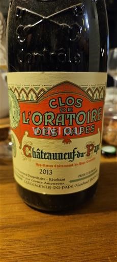 Thung lũng Rhône Châteauneuf-du-pape Clos de l'Oratoire des Papes 2013