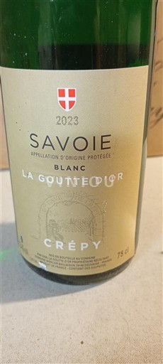 Saboya y Bugey Crépy La Goutte Or 2023