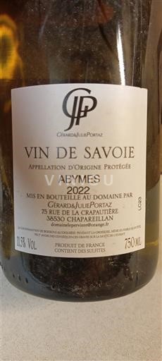 Savoie och Bugey Abymes Gérard & Julie Portaz 2022