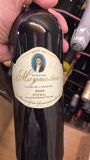 Verërat Rouge sec Cuvée de l'Ancêtre Domaine Maynadier 2023 Francë Languedok Fitou AOC