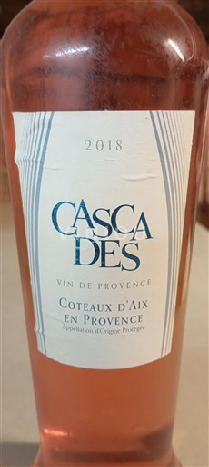 Provansa Coteaux d'Aix-en-Provence Cascades 2018