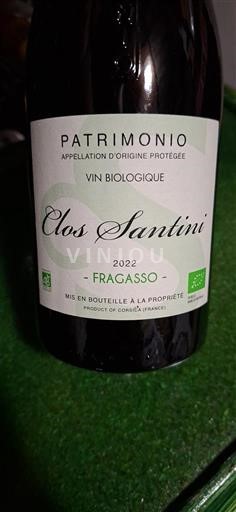 Corsica Patrimonio Clos Santini Fragasso 2022
