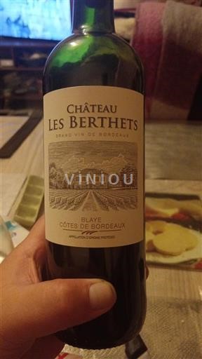 Bordeaux Blaye-côtes-de-bordeaux Château Les Berthets 2023