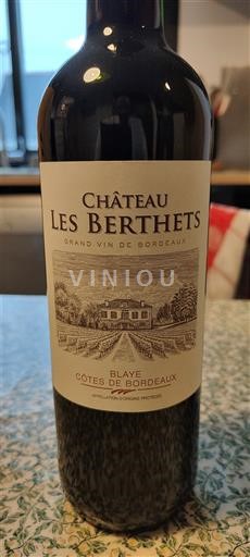 Bordeaux Blaye-Côtes-de-Bordeaux Château Les Berthets 2023