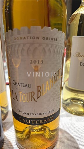Bordeaux Sauternes Château La Tour Blanche 2013