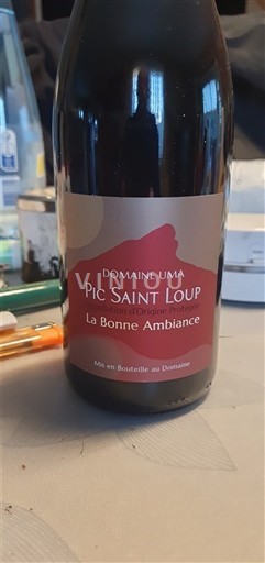 Languedoc Pic-saint-loup Domaine Uma La Bonne Ambiance 2024
