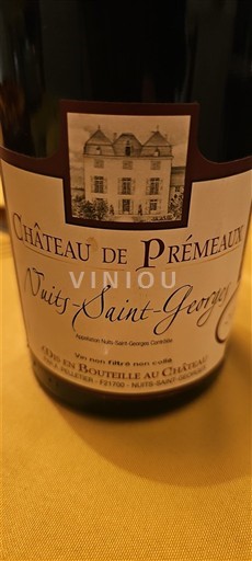 Bourgogne Nuits-Saint-Georges Château Prémaux 2019