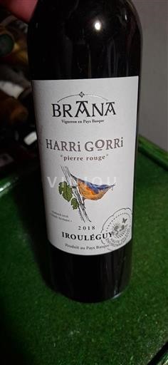 Sydväst Irouléguy Brana Harri Gorri 2018