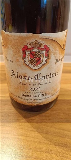 Bourgogne Aloxe-Corton Domaine PINTE 2022