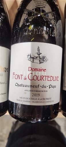 Рона долина Шатонеф-дю-Пап Domaine Font de Courtedune 2019