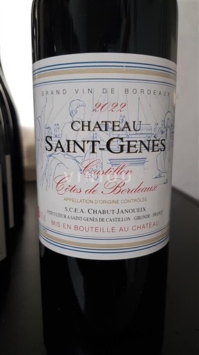 Bordeaux Castillon-côtes-de-bordeaux Château Saint-Genès 2022