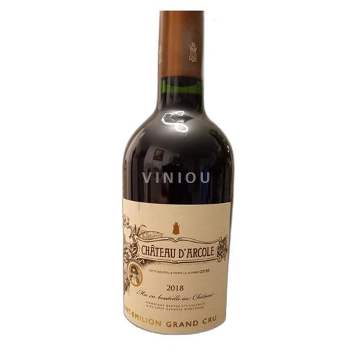 Bordeaux Saint-Émilion Grand Cru Château Arcole 2018