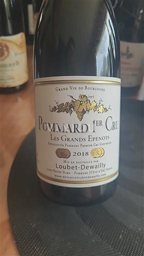 Bourgondië Niet gespecificeerd Premier Cru Loubet-Dewailly Les Grands Epenots 2018