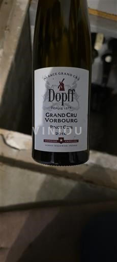 Alsacia Pinot gris Grand Cru Dopff 2016