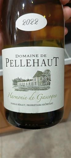 Sudoeste Côtes de Gascogne Domaine Pellehaut Harmonie de Gascogne 2022