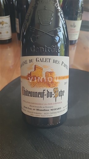 Rhônedalen Châteauneuf-du-Pape Domaine Galet des Papes 2017