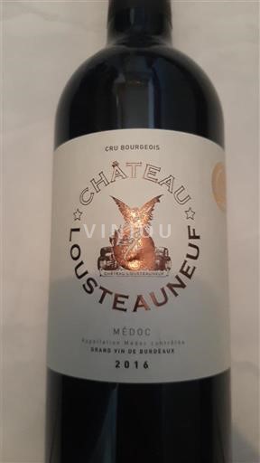 Bordeaux Médoc Cru Bourgeois Château Lousteauneuf 2016