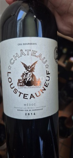 Bordeaux Médoc Cru Bourgeois Château Lousteauneuf 2016