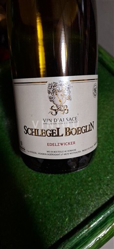 Alsace Schlegel Boeglin Edelzwicker 2022