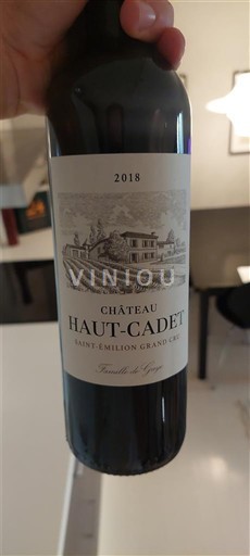 Bordeaux Saint-Émilion Grand Cru Grand Cru Château Haut-Cadet 2018
