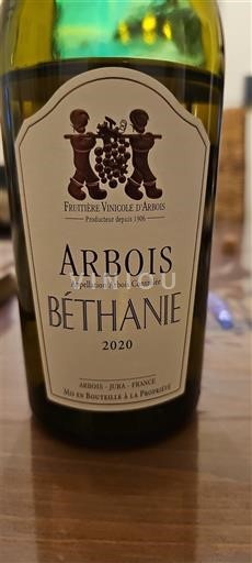 Jura Arbois Fruitière Vinicole Arbois Bethanie 2020