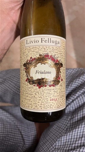 Friuli-Venezia Giulia Friulin itärinteet Livio Felluga Friulano 2023