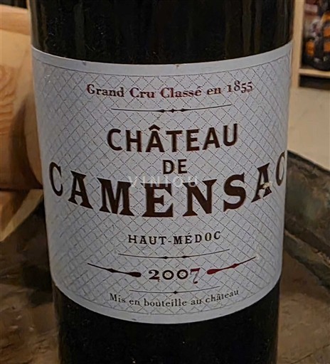 Bordeaux Haut-Médoc Grand Cru Château Camensac 2007