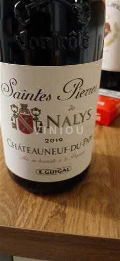 Rhônedalen Châteauneuf-du-Pape Château Nalys Saintes Pierres de Nalys 2019