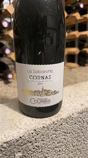 Rhône-dalen Cornas Domaine Courbis La Sabarotte 2015