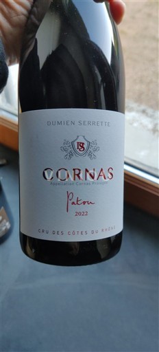 Rhônedalen Cornas Dumien Serrette Patou 2022