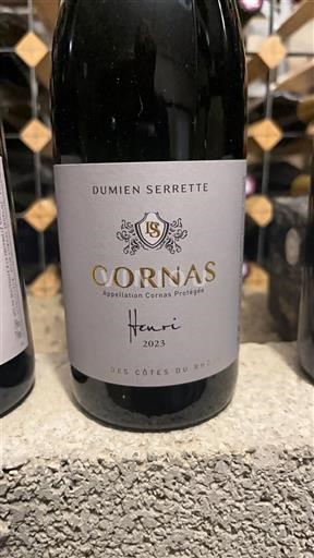 Vallée du Rhône Cornas Dumien Serrette Henri 2023
