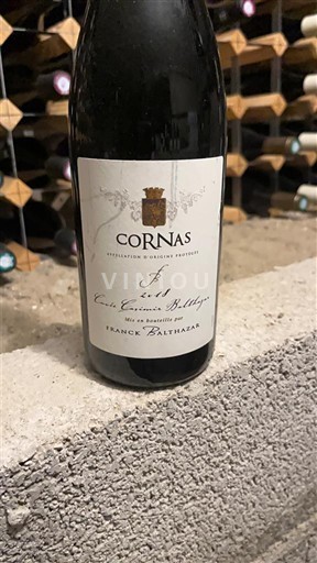 Vallée du Rhône Cornas Franck Balthazar Cornas Casimir Balthazar 2021