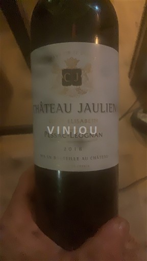 Bordeaux Pessac-Léognan Château Jaulien Élisabeth 2018
