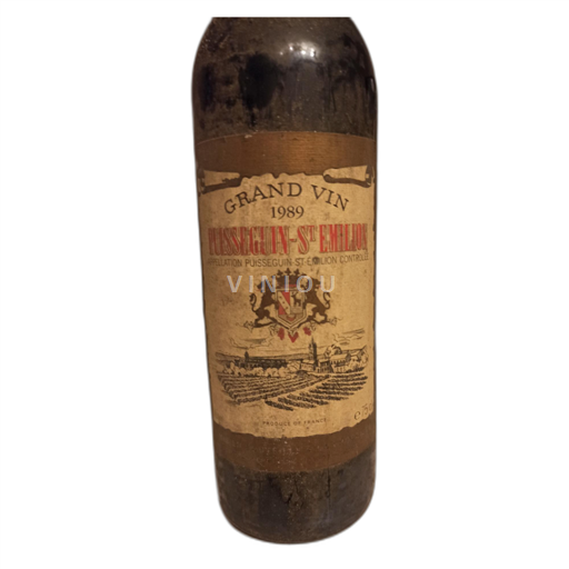 Bordeaux Puisseguin-Saint-Émilion Inconnu  1989