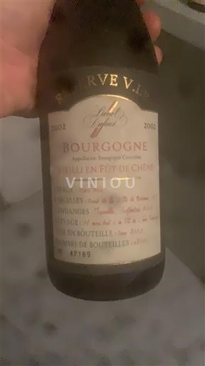 Burgundi Bourgogne R Réserve V.I.P. Lionel Dufour 2002