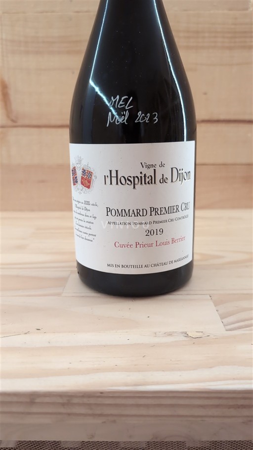 Bourgogne Pommard Premier Cru Château Marsannay Prieur Louis Berrier 2019