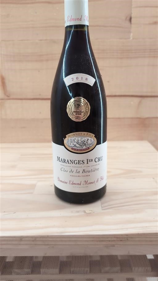 Bourgondië Maranges Premier Cru Domaine Edmond Monnot & Fils Clos de la Boutière Vieilles Vignes 2018