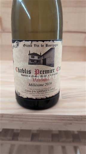 Burgundi Chablis Premier Cru Jacquinot E.A.R.L Vaucoupin 2019