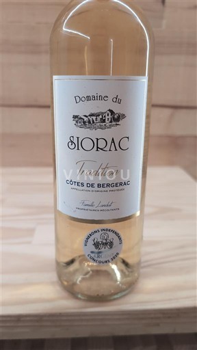 Sudoeste Côtes de Bergerac Domaine Siorac Tradition 2018
