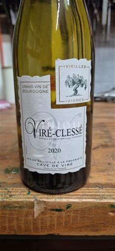 Burgundi Viré-clessé Cave de Viré Vieilles Vignes 2020