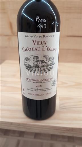 Bordeaux Montagne-saint-émilion Château Vieux L'Église 2021