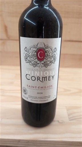 Bordeaux Saint-Émilion Cormey 2020