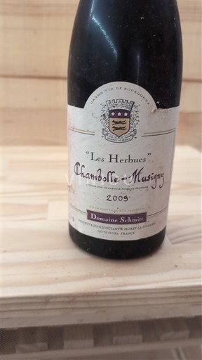 Borgogna Chambolle-Musigny Grand Cru Domaine Schmitt Les Herbues 2009