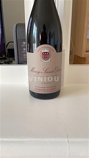 Vin Rouge sec Domaine Schmitt 2020 France Bourgogne Morey-saint-denis AOC Premier Cru