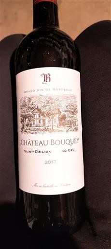 Bordeaux Saint-Émilion Grand Cru Château Bouquey 2017