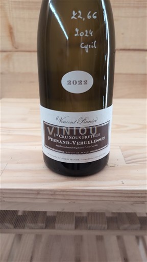 Borgogna Pernand-Vergelesses Premier Cru Vincent Prunier 1er Cru Sous Frétille 2022
