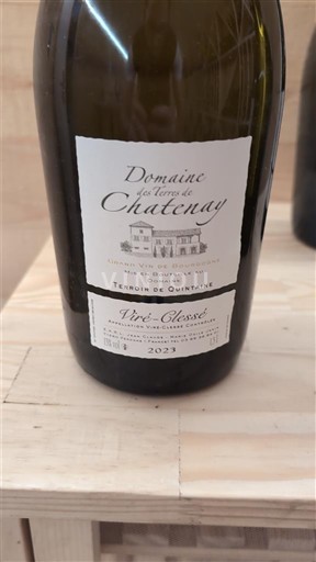 Borgoña Viré-clessé Domaine La Terre de Chatenay Terroir de Quintaine 2023