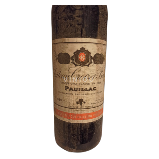 Bordeaux Pauillac Château Croizet-Bages 1989