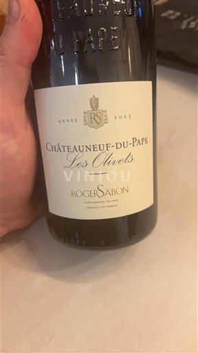 Vallée du Rhône Châteauneuf-du-pape Roger Sabon Les Olivets 2023