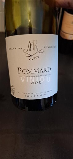 Burgundi Pommard M. Rossigneux 2022